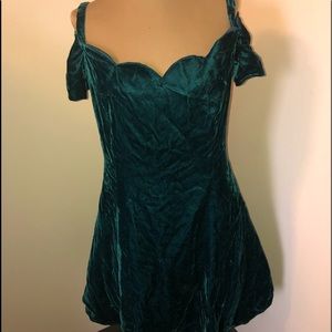 Vintage velvet dress